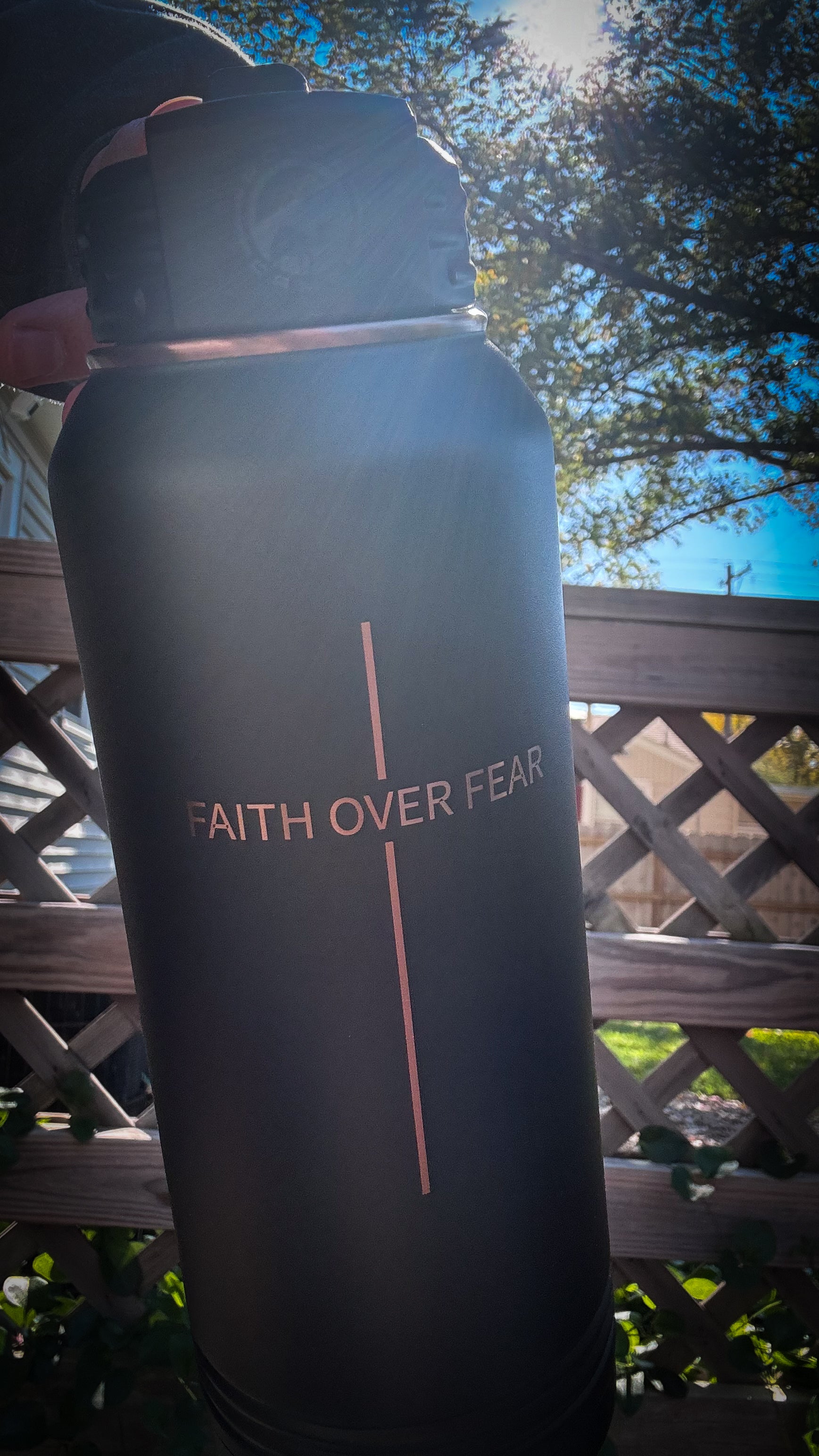 Faith Over Fear [32oz Sport Bottle]