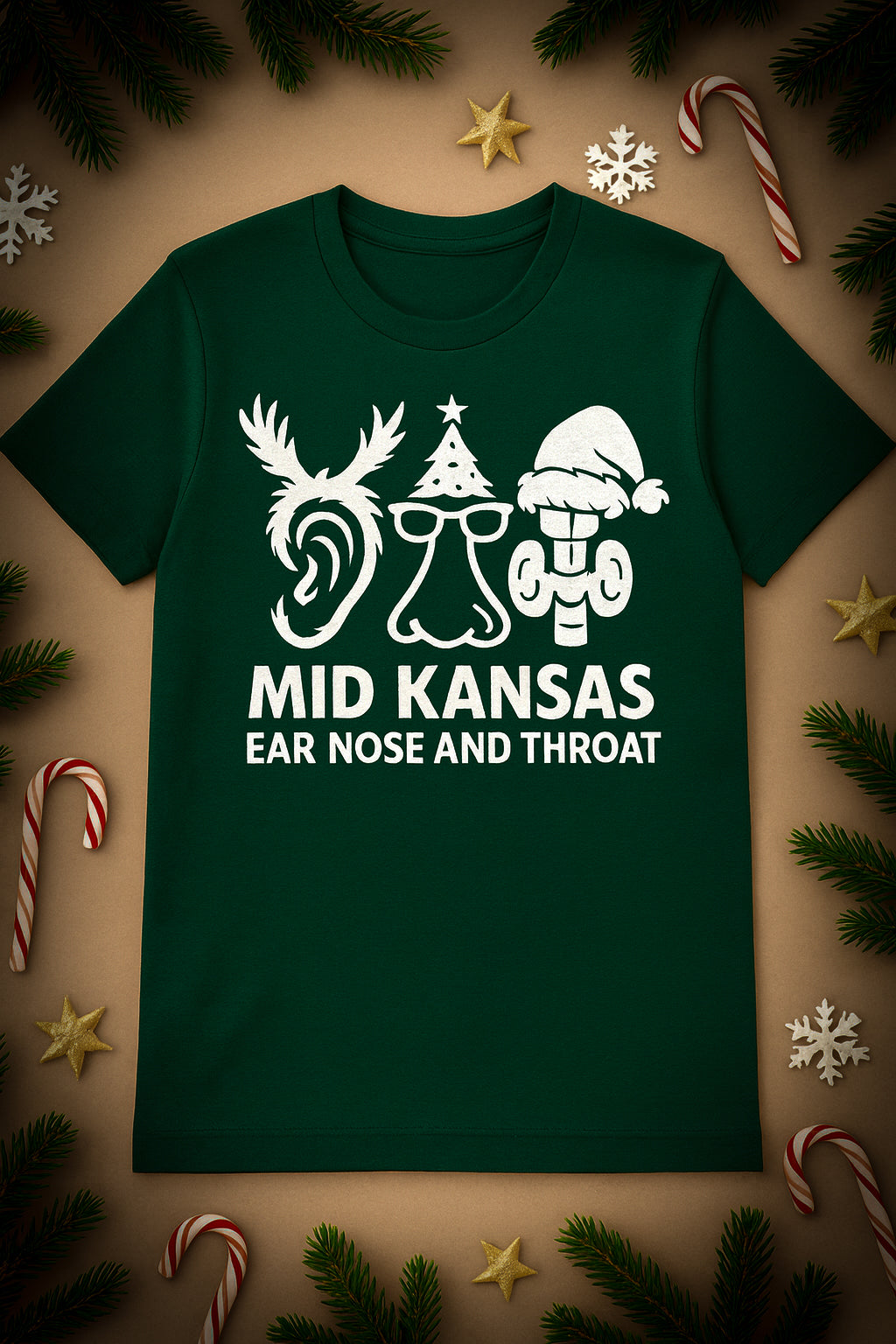 Mid Kansas ENT Christmas Tee